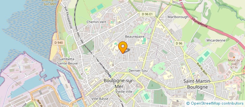 localisation de l'entreprise AM CAPITAL  BOULOGNE-SUR-MER