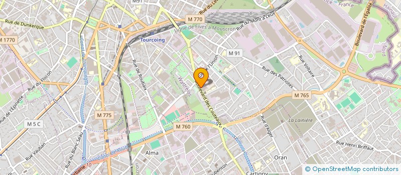 localisation de l'entreprise AM CARS WATTRELOS à LILLE
