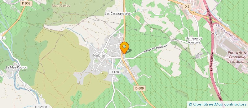 localisation de l'entreprise AM.CE  NEBIAN