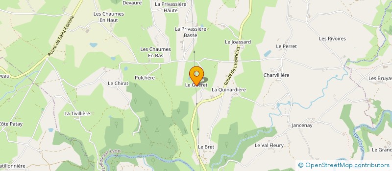 localisation de l'entreprise AM.CG  CHAZELLES-SUR-LYON