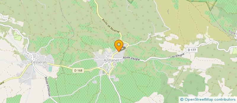 localisation de l'entreprise AM CHARPENTE BOIS COUVERTURE à AZILLANET