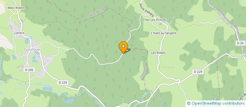 localisation de l'entreprise AM CHARPENTE COUVERTURE  GOULOUX