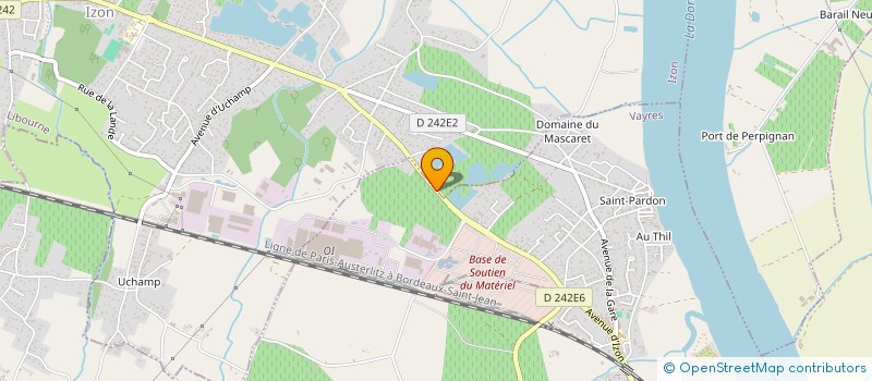 localisation de l'entreprise AM CHATEAUX D'AQUITAINE  CARBON-BLANC