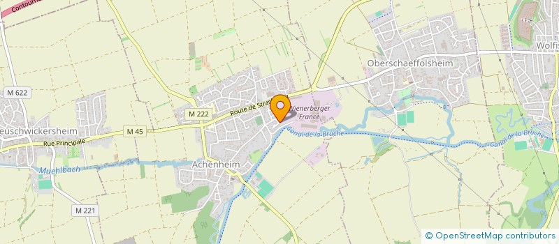 localisation de l'entreprise AM CL  ACHENHEIM