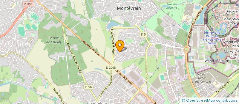 localisation de l'entreprise AM&CO  MONTEVRAIN