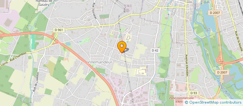 localisation de l'entreprise AM COACHINGS  VILLEMANDEUR