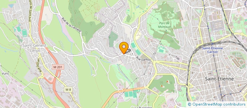 localisation de l'entreprise AM COIFFURE BY MAROUA  SAINT-ETIENNE