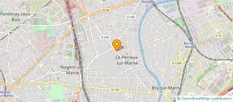 localisation de l'entreprise AM COIFFURES à LE PERREUX-SUR-MARNE