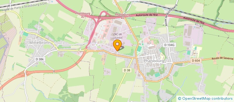 localisation de l'entreprise AM. COM  PHALSBOURG