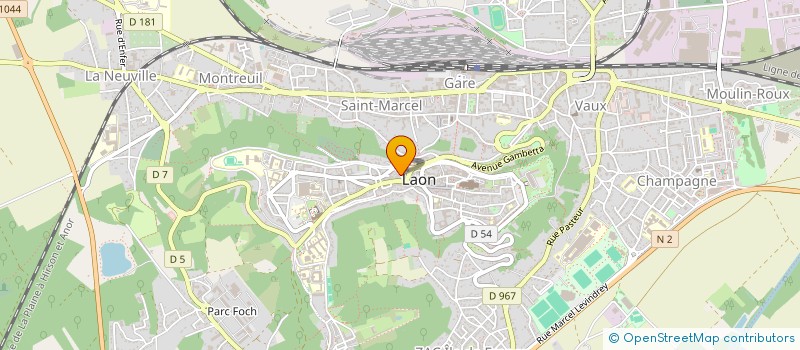 localisation de l'entreprise AM COMMERCE à LAON