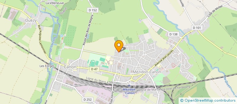 localisation de l'entreprise AM COMPETITION  MEZIDON VALLEE D'AUGE