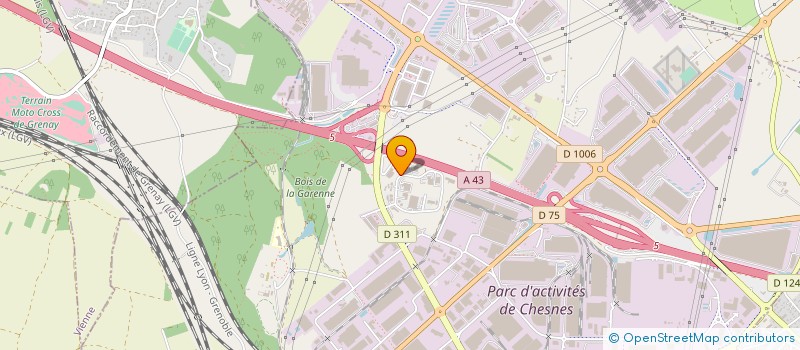 localisation de l'entreprise AM CONCEPT à SAINT-QUENTIN-FALLAVIER