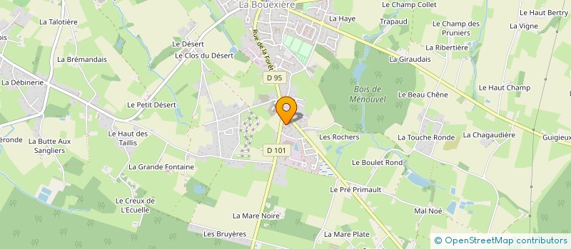 localisation de l'entreprise AM CONCEPT à LA BOUEXIERE