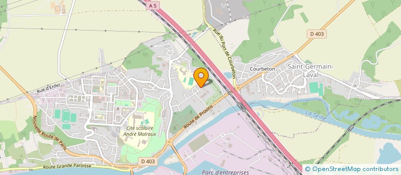 localisation de l'entreprise AM CONCEPT  MONTEREAU-FAULT-YONNE