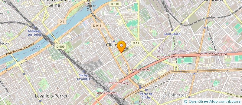 localisation de l'entreprise AM CONDUITE à CLICHY