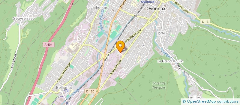 localisation de l'entreprise AM CONFORT à OYONNAX