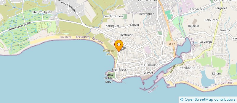 localisation de l'entreprise AM CONSEIL  GUILVINEC