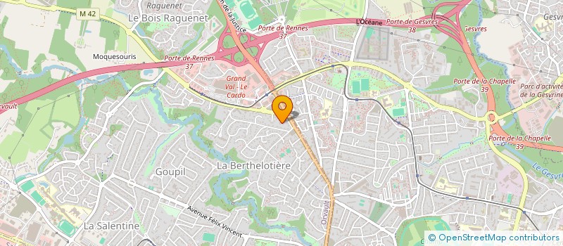 localisation de l'entreprise AM CONSEIL à ORVAULT