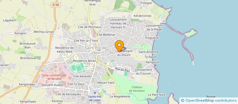 localisation de l'entreprise AM CONSEIL & FORMATION  SAINT-POL-DE-LEON