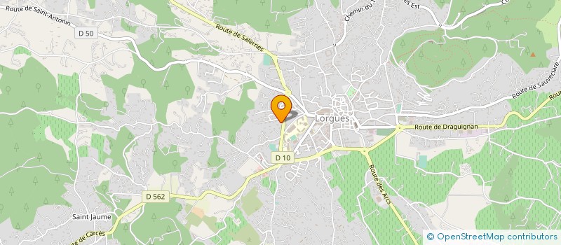 localisation de l'entreprise AM CONSTRUCTION  LORGUES