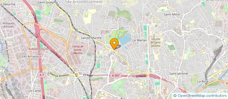 localisation de l'entreprise AM CONSTRUCTION à MARSEILLE