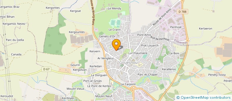 localisation de l'entreprise AM CONSTRUCTIONS à GOUESNOU