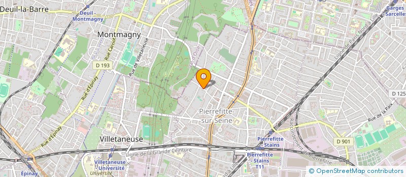 localisation de l'entreprise AM CONSULT  AUBERVILLIERS