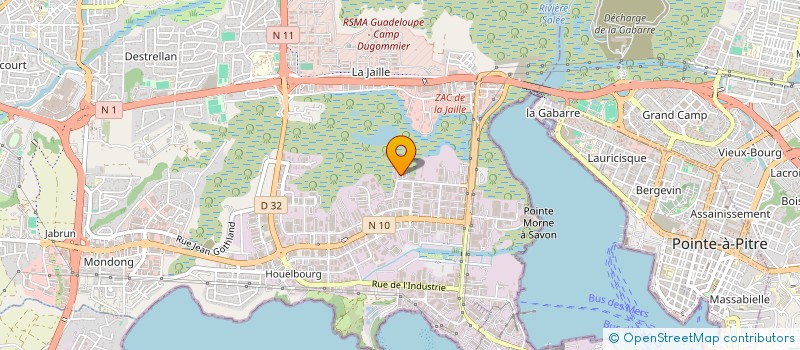 localisation de l'entreprise AM CONSULTANT  BAIE-MAHAULT