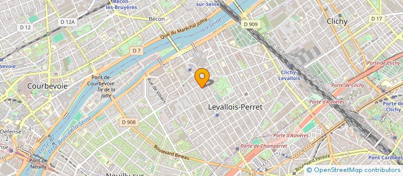 localisation de l'entreprise AM CONSULTING à LEVALLOIS-PERRET