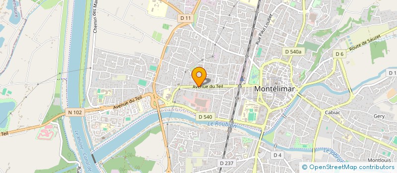 localisation de l'entreprise AM CONSULTING à MONTELIMAR