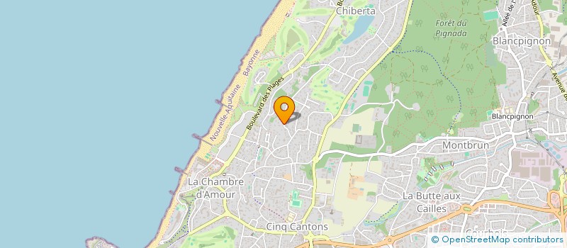 localisation de l'entreprise AM CONSULTING à ANGLET