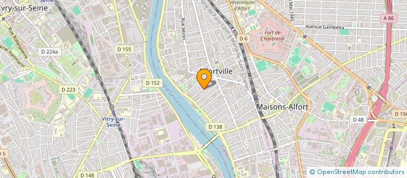localisation de l'entreprise AM CONSULTING à ALFORTVILLE