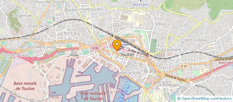 localisation de l'entreprise AM CONSULTING  TOULON