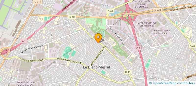 localisation de l'entreprise AM CONSULTING à LE BLANC-MESNIL