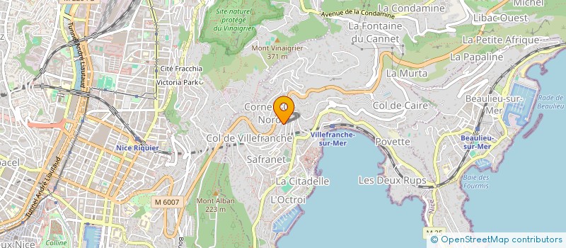 localisation de l'entreprise AM CONSULTING à VILLEFRANCHE-SUR-MER
