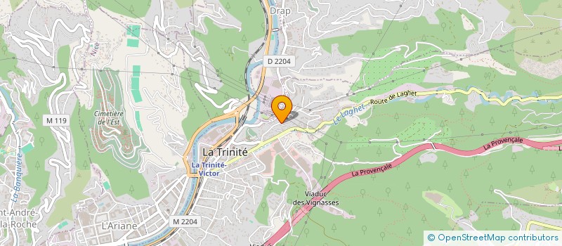 localisation de l'entreprise AM COURTAGE à LA TRINITE