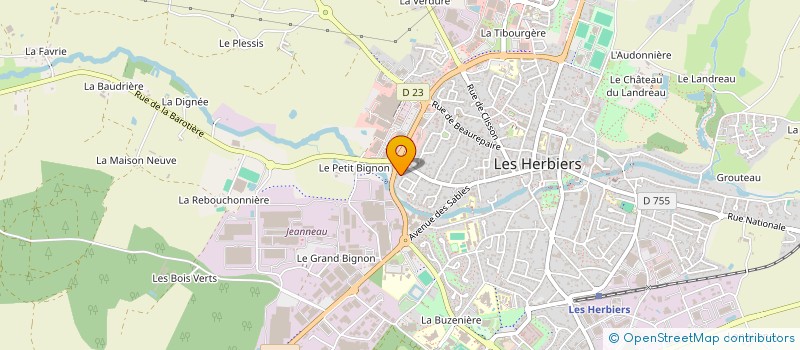 localisation de l'entreprise AM COURTAGE CONSEILS à LES HERBIERS