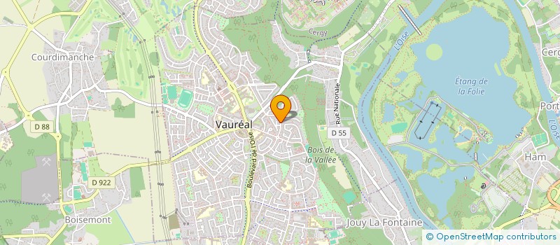 localisation de l'entreprise AM COURTAGE EXPERT  VAUREAL