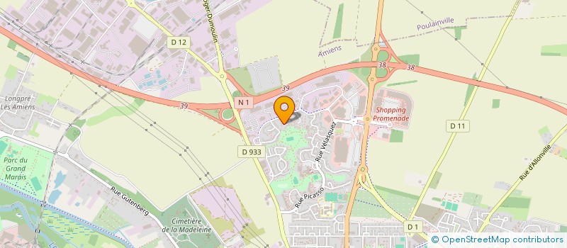 localisation de l'entreprise AM COURTAGE & PATRIMOINE  AMIENS