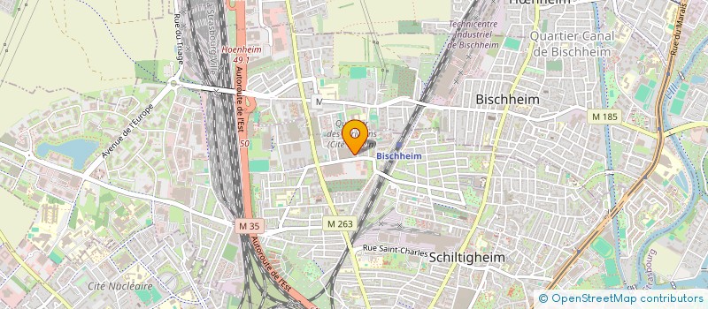 localisation de l'entreprise AM CREATION  SCHILTIGHEIM