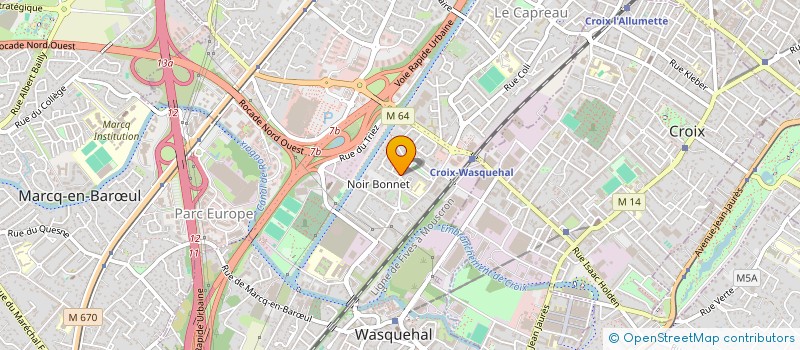 localisation de l'entreprise AM CUISINES  WASQUEHAL