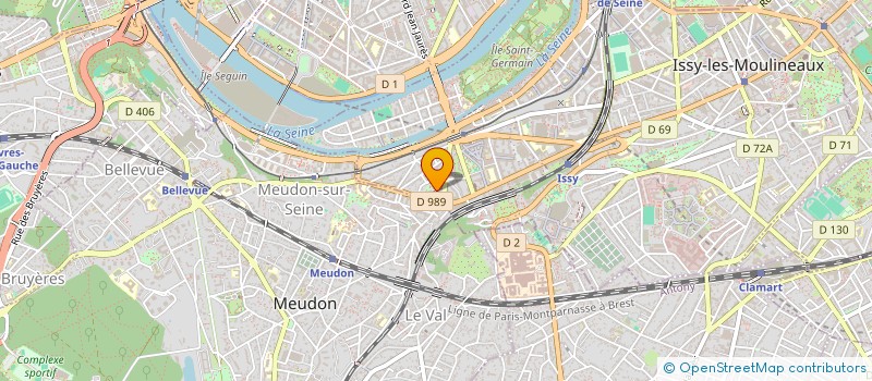 localisation de l'entreprise AM DATA SPORT à ISSY-LES-MOULINEAUX