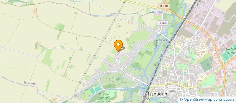 localisation de l'entreprise AM DECOR  ISSOUDUN