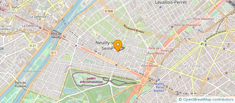 localisation de l'entreprise AM DESIGN à NEUILLY-SUR-SEINE