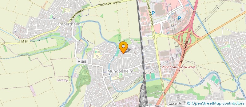 localisation de l'entreprise AM DEVCONSULTING  MUNDOLSHEIM