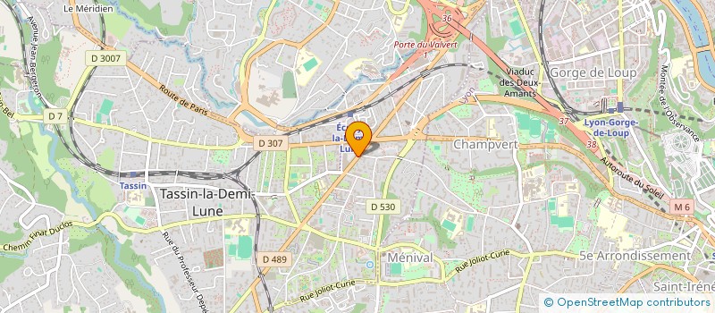 localisation de l'entreprise AM DEVELOPPEMENT à TASSIN-LA-DEMI-LUNE
