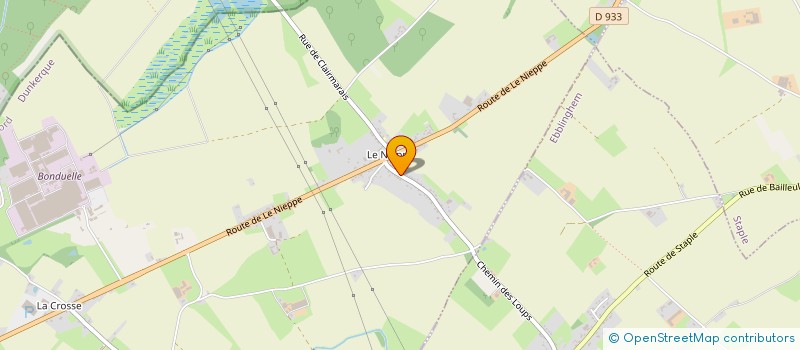 localisation de l'entreprise AM DEVOS II  RENESCURE