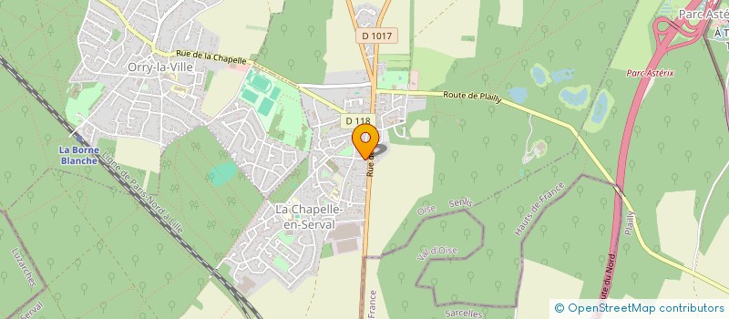 localisation de l'entreprise AM DIAG  LA CHAPELLE-EN-SERVAL