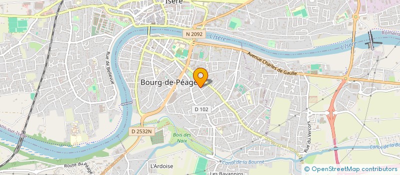 localisation de l'entreprise AM DIAGNOSTICS à BOURG-DE-PEAGE