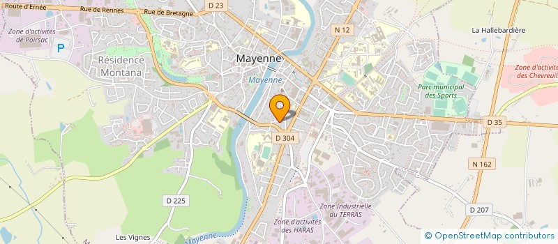 localisation de l'entreprise AM DIFFUSION à MAYENNE